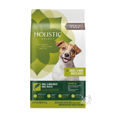 Holistic Select 活力滋 無穀小型成犬 低敏魚加雞挑嘴配方 4磅 X 1包