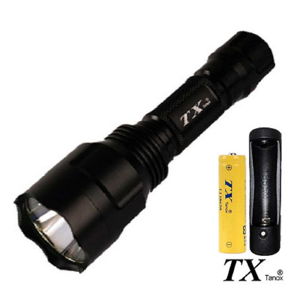 TX特林美國CREE T6 LED固定焦距大光杯手電筒(T-C8T6)