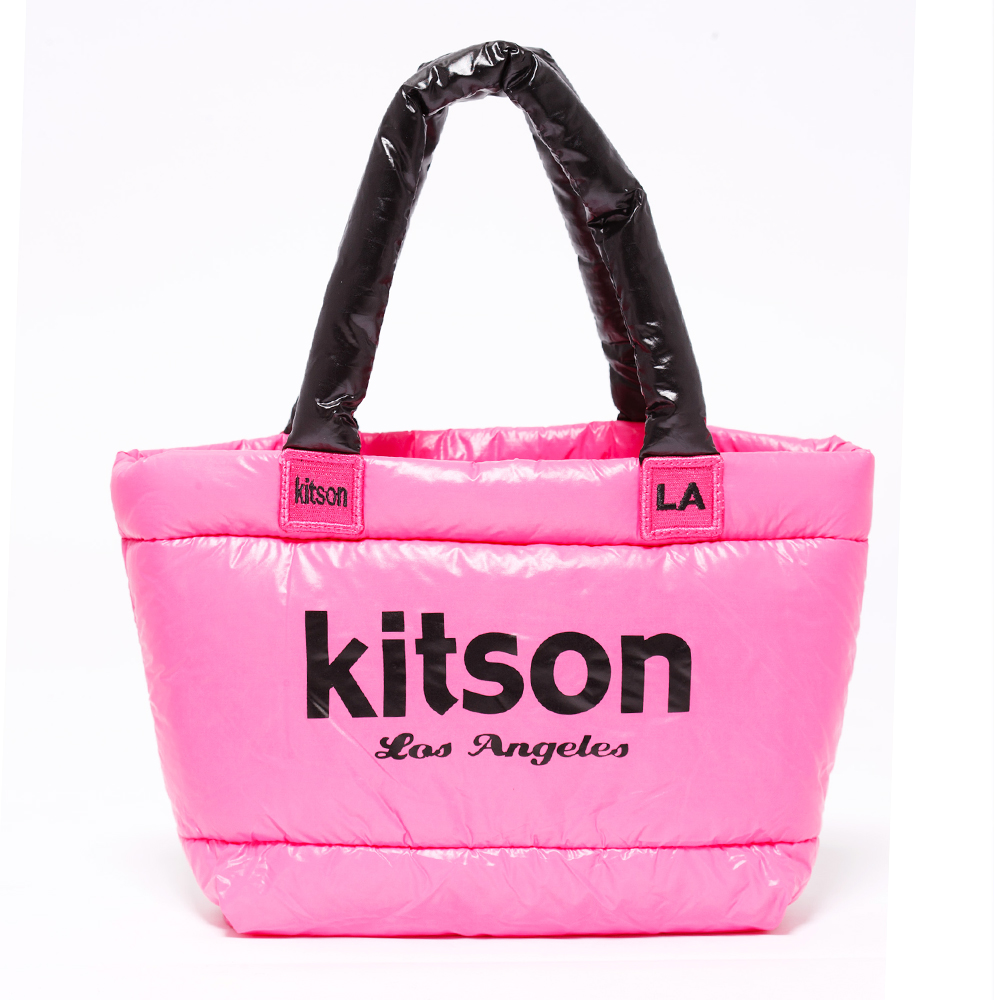 kitson 鋪棉托特包  PINK / BLACK