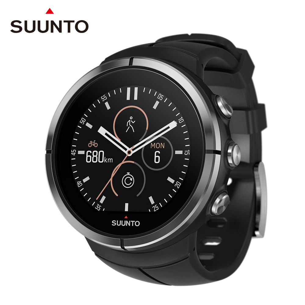SUUNTO Spartan Ultra Black HR彩色觸控全方位GPS腕錶-經典黑