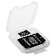 DigiStone優質 MicroSD/SDHC 1片裝記憶卡收納盒/白透明色(10個) product thumbnail 1