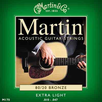 Martin M170 民謠吉他套弦