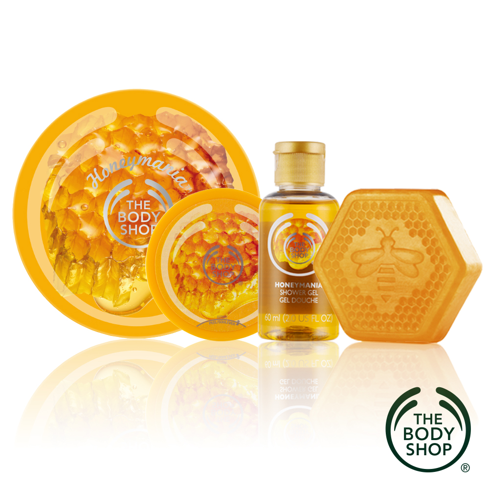 The Body Shop  蜂蜜身體潤膚4件組-限量50組