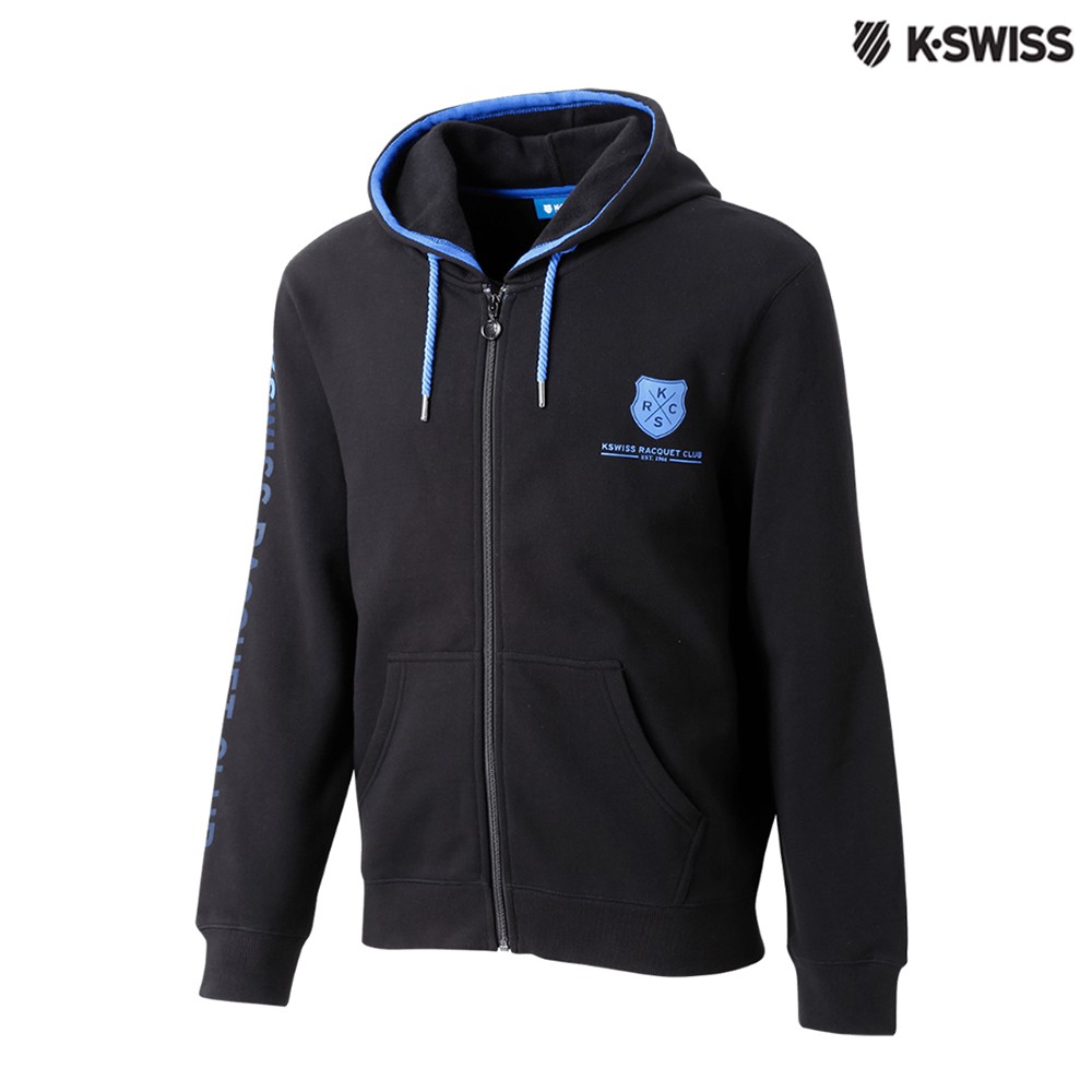 K-Swiss SRC Hoodie Jacket休閒連帽外套-男-黑