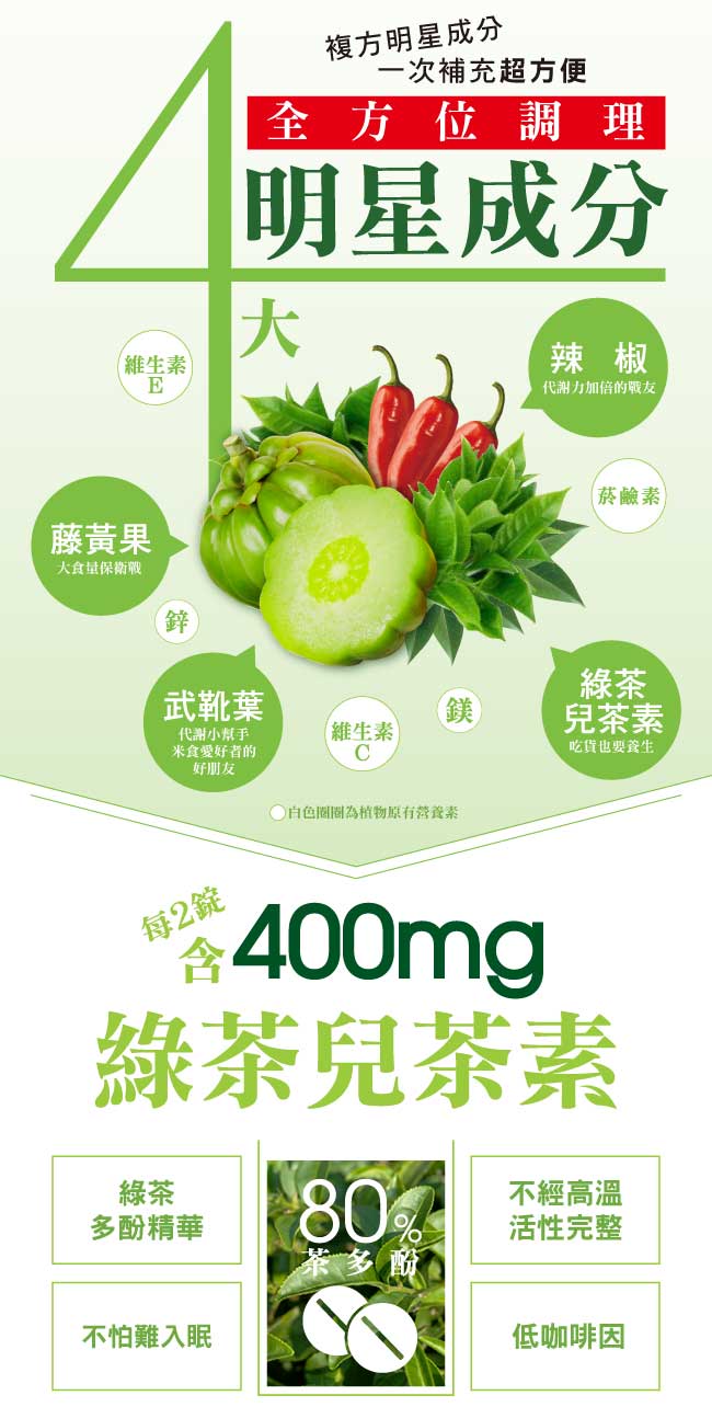 威瑪舒培 綠茶清孅錠(60錠/盒)共3盒