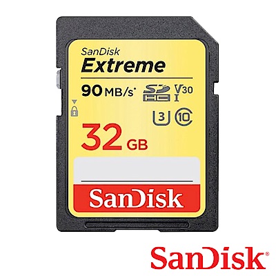 SanDisk 32G Extreme U3 SDHC UHS-I V30 記憶卡