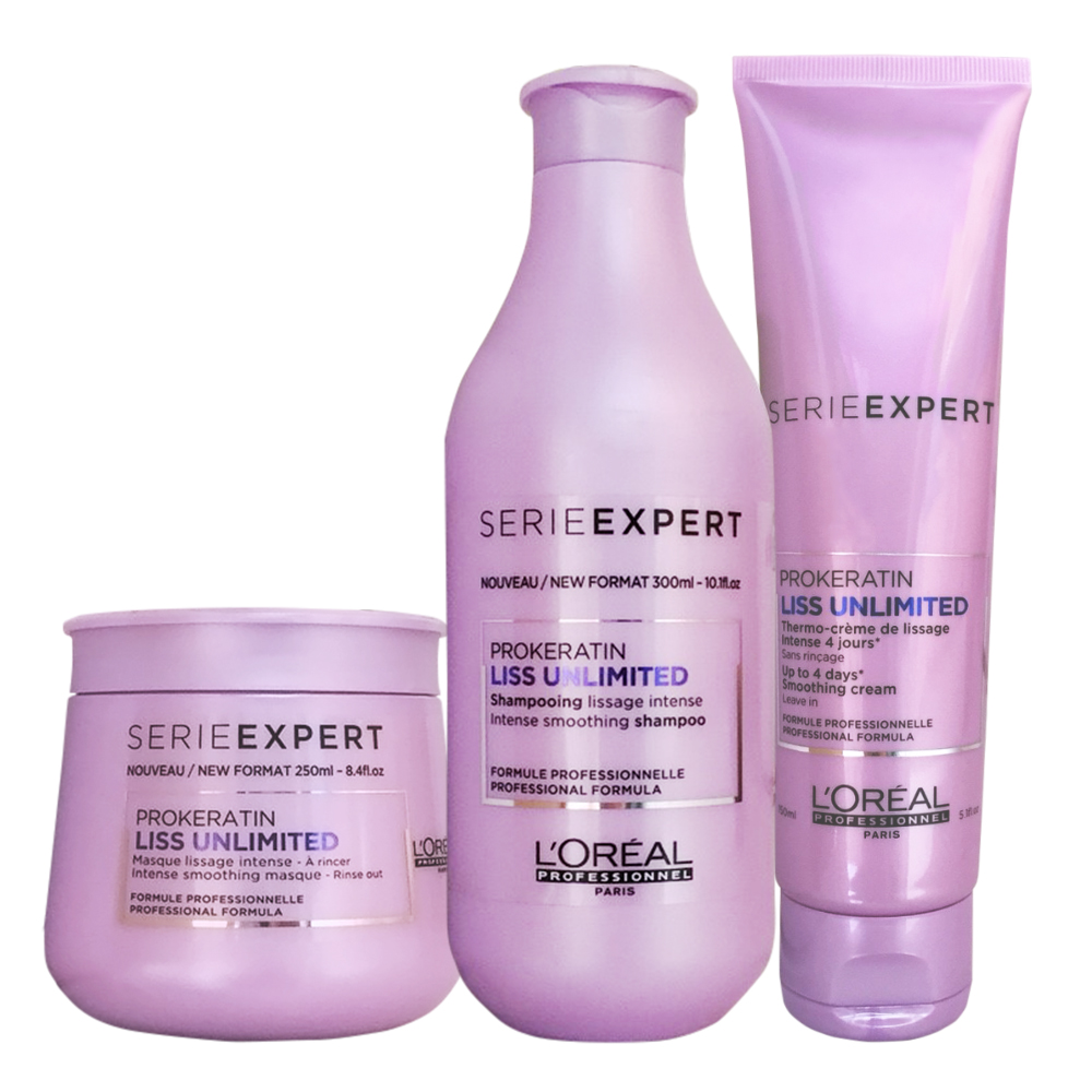 LOREAL 絲漾博瞬柔組(洗髮精300ml+髮膜250ml+乖乖乳150ml)