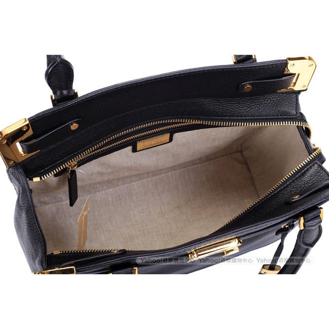 Michael Kors Blake 皮革手提包(黑色)