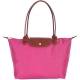 LONGCHAMP Le pliage 長提把摺疊水餃包(小/桃紅色) product thumbnail 1