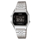 CASIO 經典復古數字型電子錶(LA-680WA-1B)-銀色x黑框黑面/28.6mm product thumbnail 1