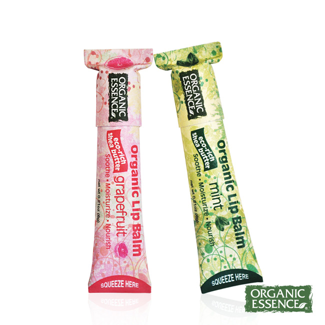 Organic Essence美國有機 護唇膏裸裝2入組-元氣葡萄柚