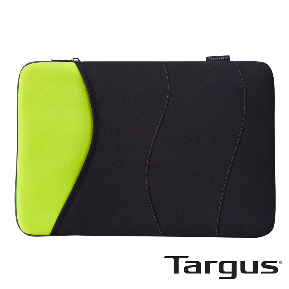 Targus Quash 12 吋雙色筆電隨行袋 (黑/綠)