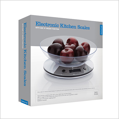 KitchenCraft 可歸零料理電子秤(3kg)