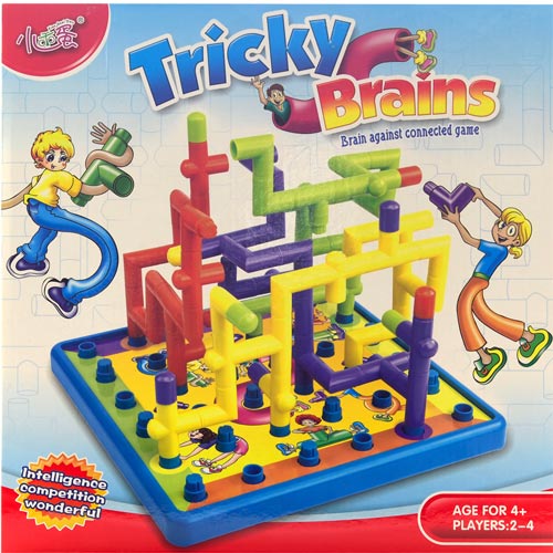 《Tricky Brains》策略型益智水管接連多人遊戲玩具組