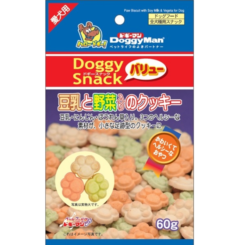 Doggyman 豆乳野菜消臭餅乾 60g