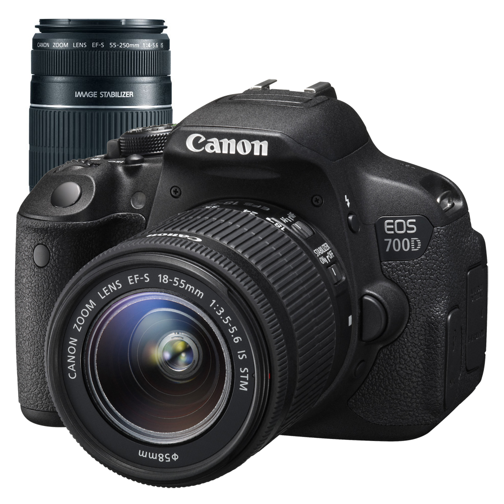 Canon 700D+18-55mm STM+55-250mm雙鏡組(平輸中文)