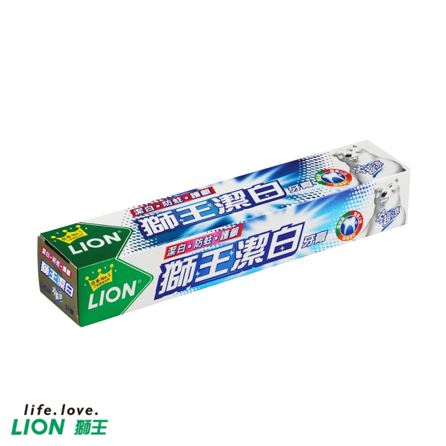 日本獅王LION 潔白牙膏 超涼 200g