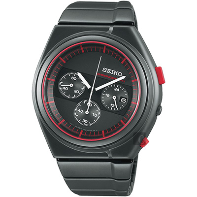 SEIKO精工 GIUGIARO DESIGN 聯名設計限量計時腕錶(SCED055J)