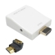 LineQ HDMI 轉VGA(D-SUB)轉接器(音源版) product thumbnail 1