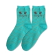 Blossom Gal 虎斑貓偷偷窺視造型短襪2入組(共3色) product thumbnail 4