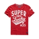 SUPERDRY 極度乾燥 文字T恤 紅色 product thumbnail 1