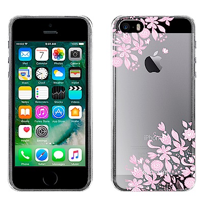 Metal-Slim Apple iPhone SE/5S/5 粉彩時尚TPU軟殼