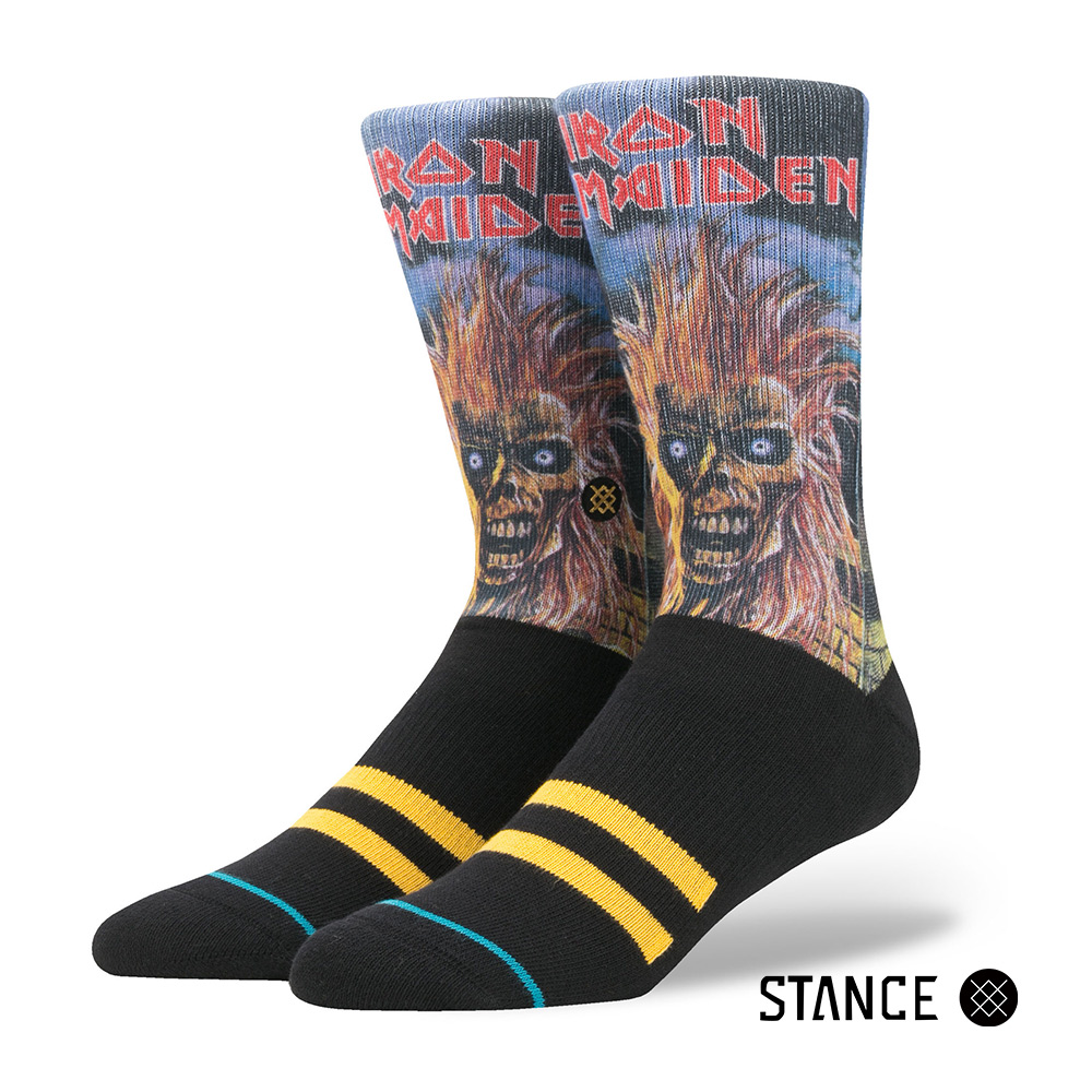 STANCE IRON MAIDEN-男襪-休閒襪-金屬樂團傳奇-鐵娘子紀念款