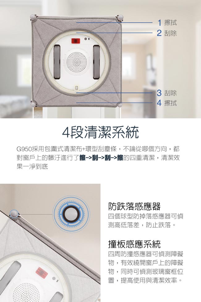 GLASSBOT智慧擦窗機器人G950