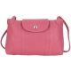 LONGCHAMP Le Pliage Cuir 小羊皮斜背包(深粉色) product thumbnail 1