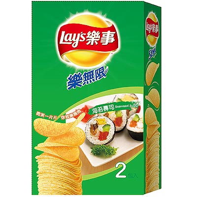 Lay’s 樂事《樂無限》海苔壽司口味(140g /盒)