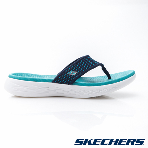 SKECHERS(女)時尚休閒系列ON THE GO 600拖鞋-15300NVTQ