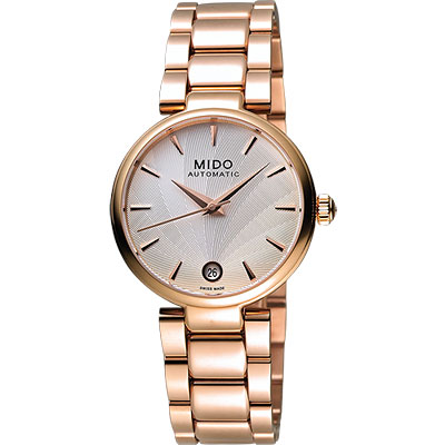 MIDO 美度 官方授權 Baroncelli 永恆優雅機械女錶 送禮推薦-33mm M0222073303110