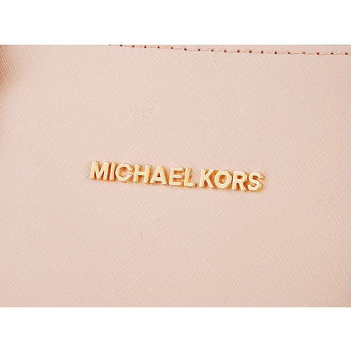 MK Jet Set Item 中款防刮皮革肩背-淡粉