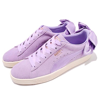 Puma 休閒鞋 Suede Bow 浪漫紫 女鞋