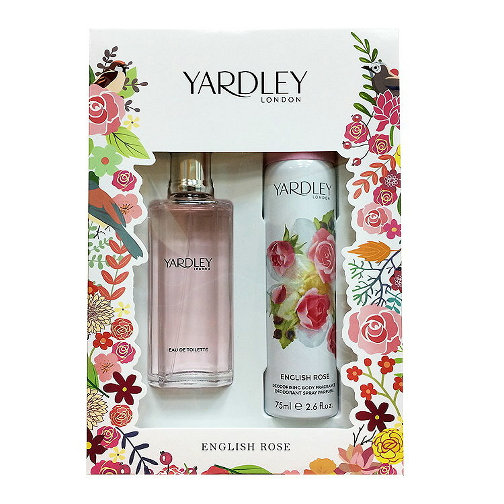 Yardley English Rose 英倫玫瑰淡香水- 香氛禮盒組