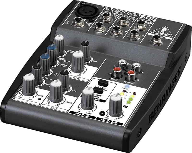 BEHRINGER XENYX 502 5軌混音座