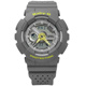 BABY-G 獨創網眼設計指針數位雙顯橡膠手錶(BA-110PP-8A)-灰色/43mm product thumbnail 1