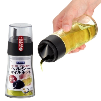 日本ASVEL油控式140ml調味油玻璃壺