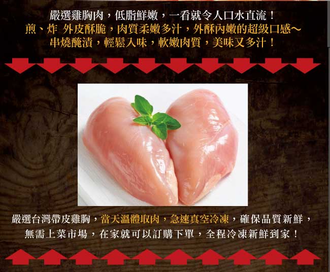 約克街肉鋪 台灣低脂雞胸20片(200G＋-10%/片)