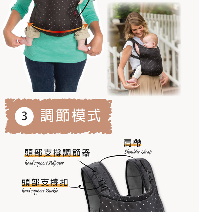 美國 Infantino ZIP TRAVEL CARRIER 酷收納背巾