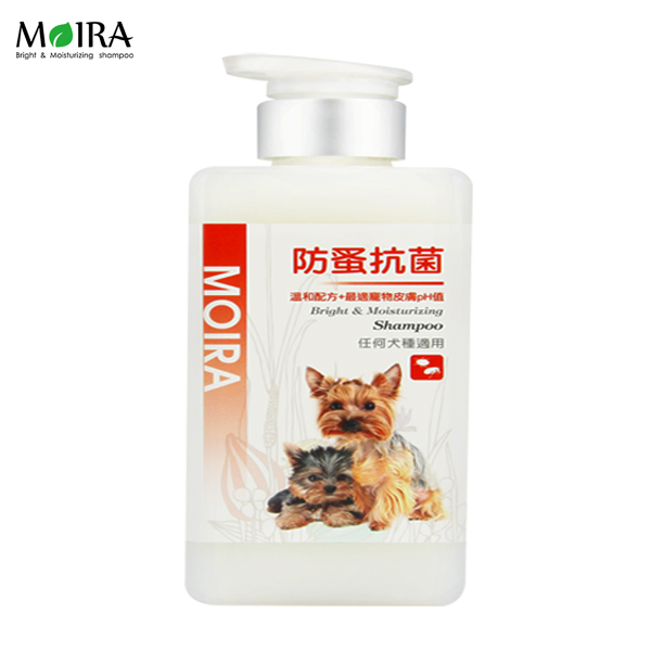 MORIA莫伊拉 極緻精華 溫和配方洗毛精 - 防蚤抗菌 500ml X 1瓶