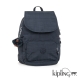 Kipling 後背包 爵士藍素面-中 product thumbnail 1