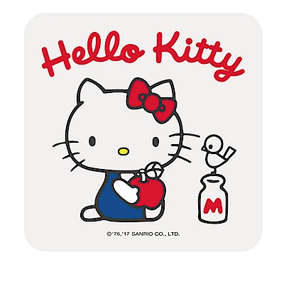 【收納皇后】Hello Kitty繽紛彩繪杯墊/皂盤-獨樂樂