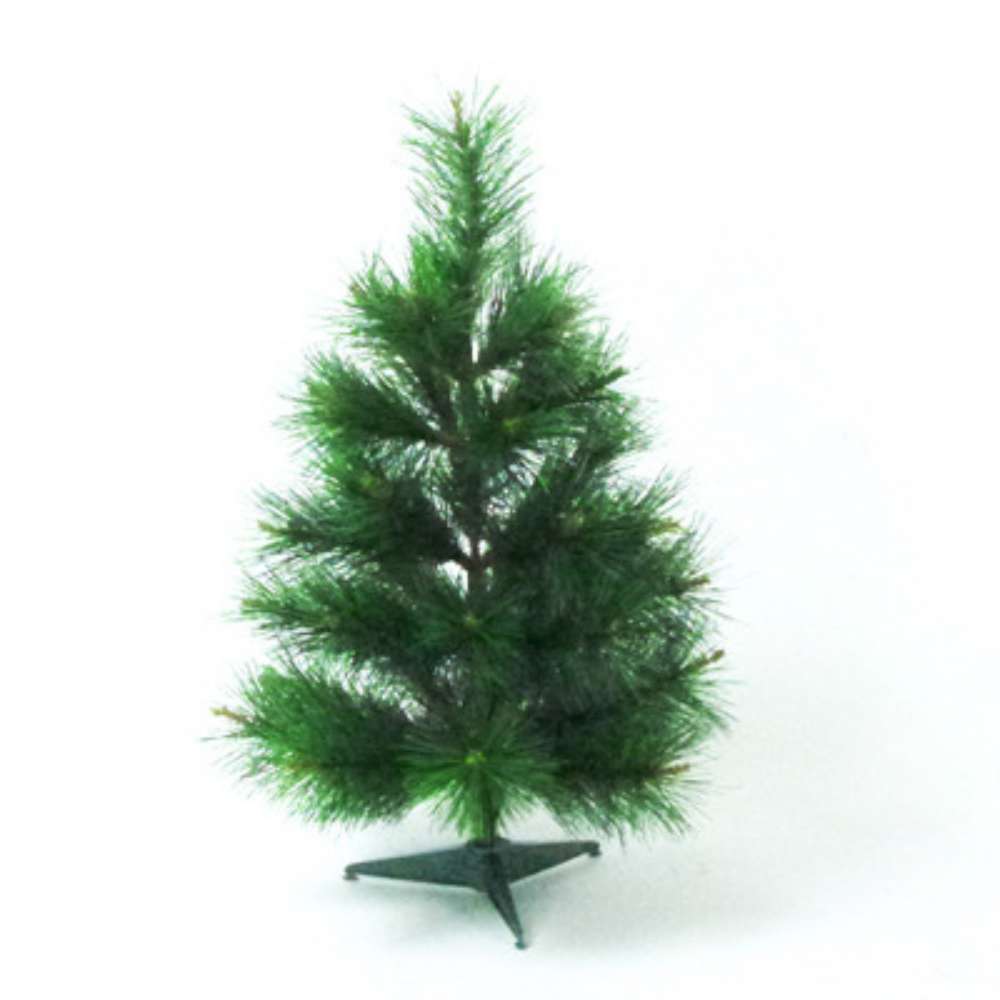 摩達客 台製2尺(60cm)特級綠色松針葉聖誕樹裸樹
