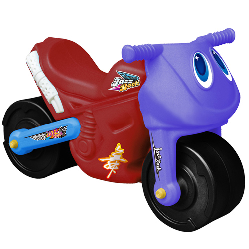 寶貝樂 小爵士摩托車造型學步助步車(紅)
