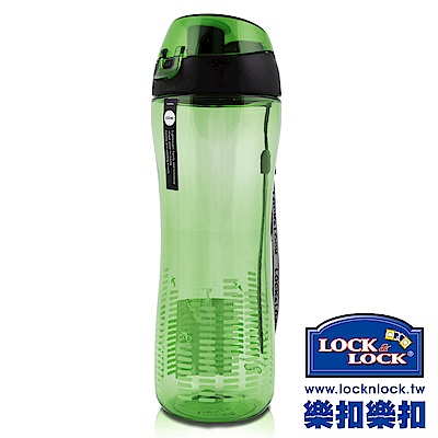 樂扣樂扣 Bisfree系列律動掛帶隨行水壺 /650ML(綠)