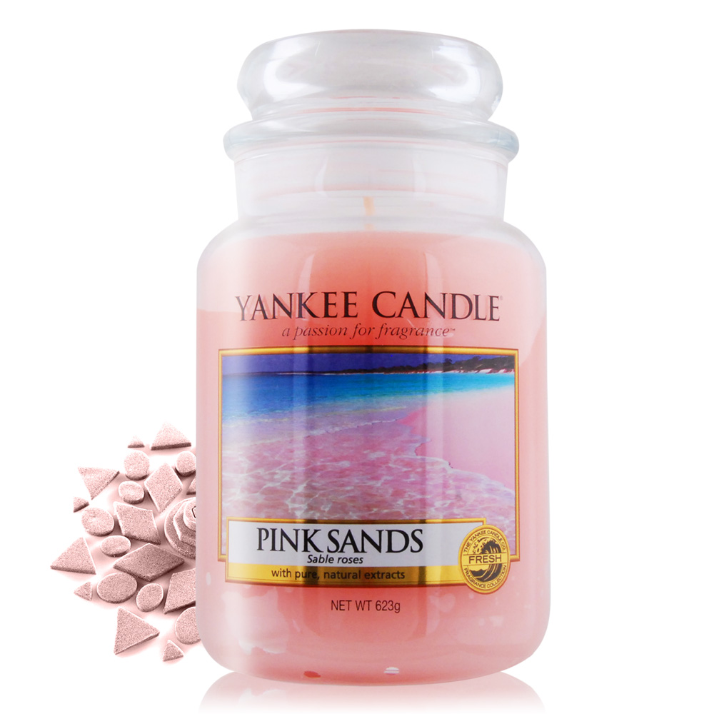 YANKEE CANDLE香氛蠟燭-粉紅沙 Pink Sands623g