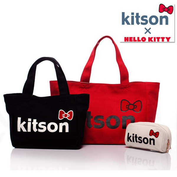 kitson x Ribbon Hello Kitty Pouch (豹紋)