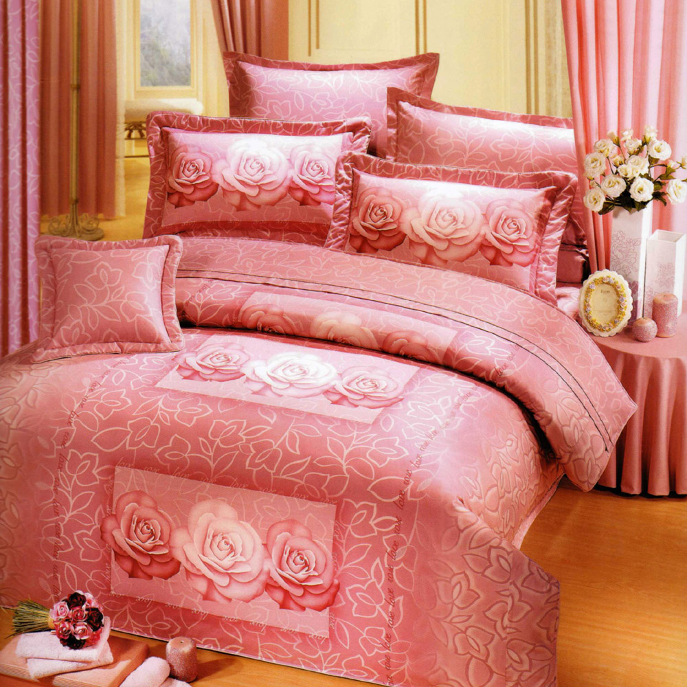 艾莉絲-貝倫 玫瑰物語 100%純棉 單人薄被套床包三件組