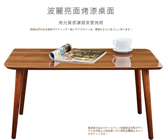 Bed Maker-米其林圓角方桌/置物桌/收納茶几/萬用桌80x48x40cm